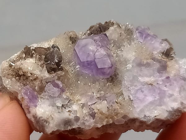Fluorite from Fujian, China, individual mineral specimen view 1