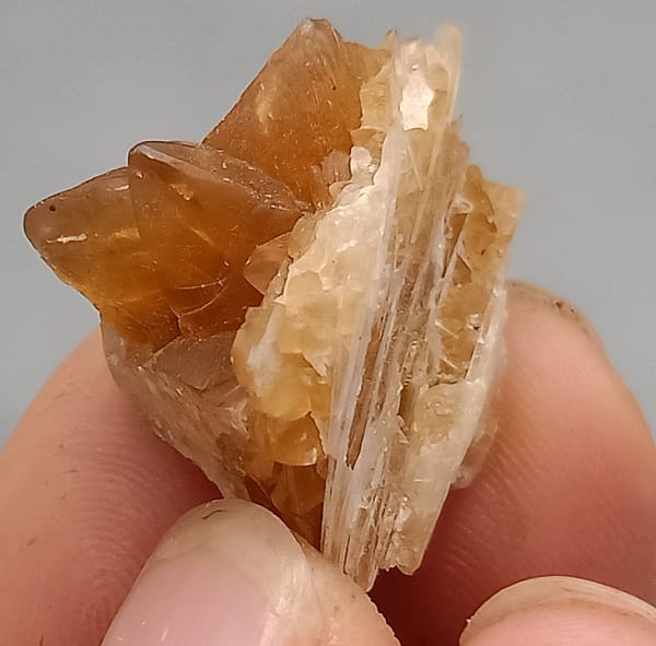 Calcite from Inner Mongolia, China, individual mineral specimen view 7