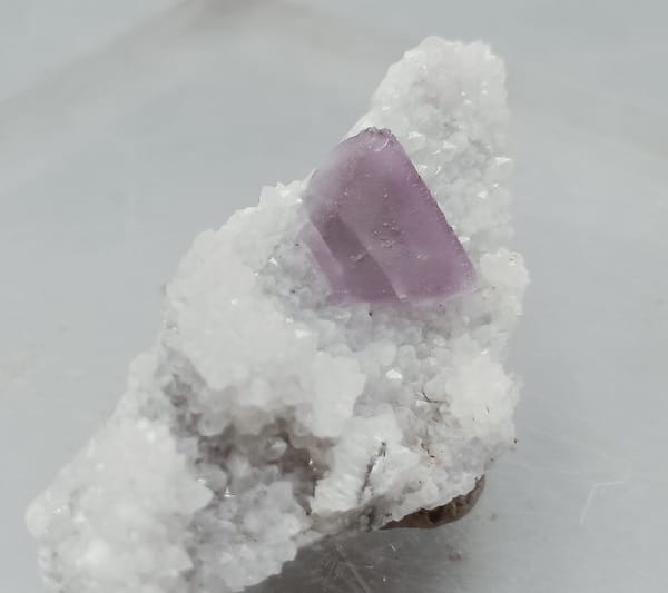 Fluorite from Fujian, China, individual mineral specimen view 2