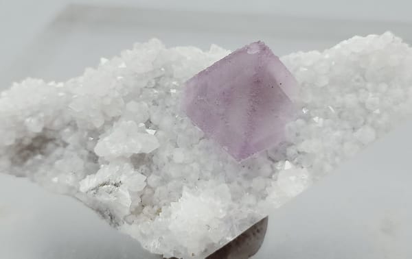 Fluorite from Fujian, China, individual mineral specimen view 3
