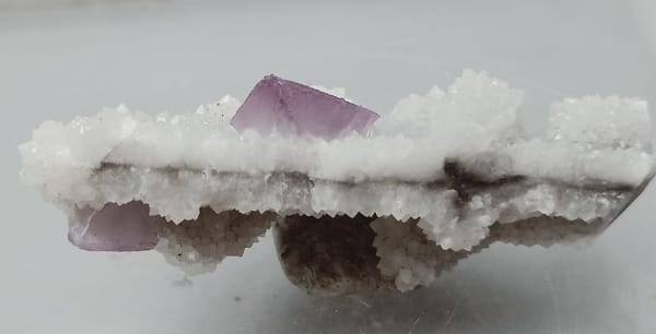 Fluorite from Fujian, China, individual mineral specimen view 5