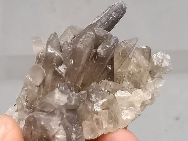 Calcite from Fujian, China, individual mineral specimen view 3