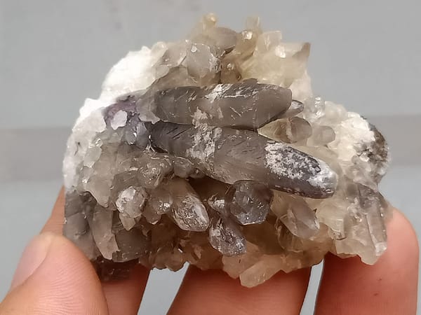 Calcite from Fujian, China, individual mineral specimen view 4