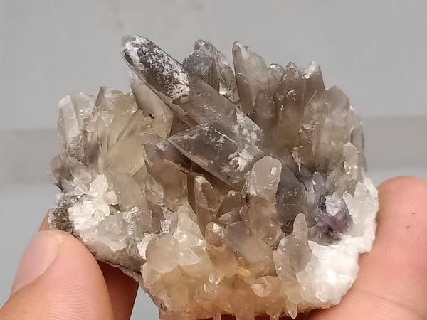 Calcite from Fujian, China, individual mineral specimen view 5