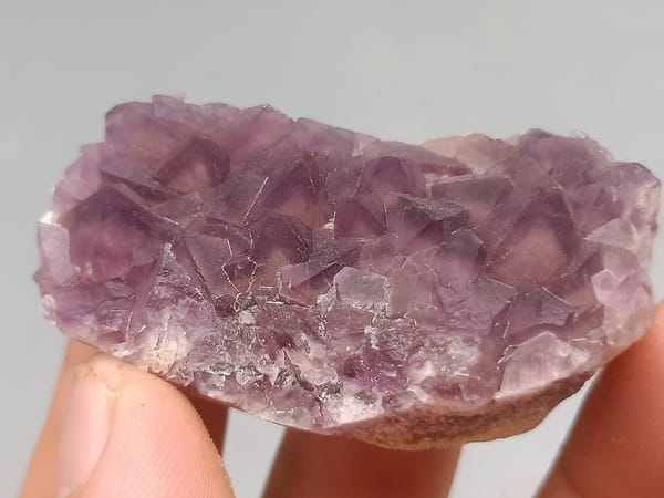 Fluorite from Zhejiang, China, individual mineral specimen view 1