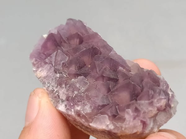 Fluorite from Zhejiang, China, individual mineral specimen view 2