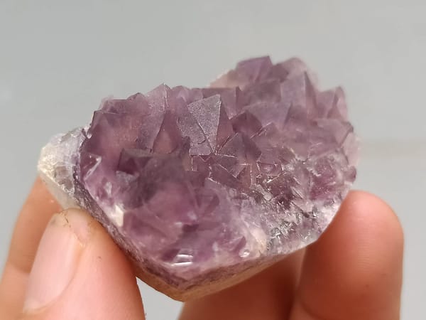 Fluorite from Zhejiang, China, individual mineral specimen view 3
