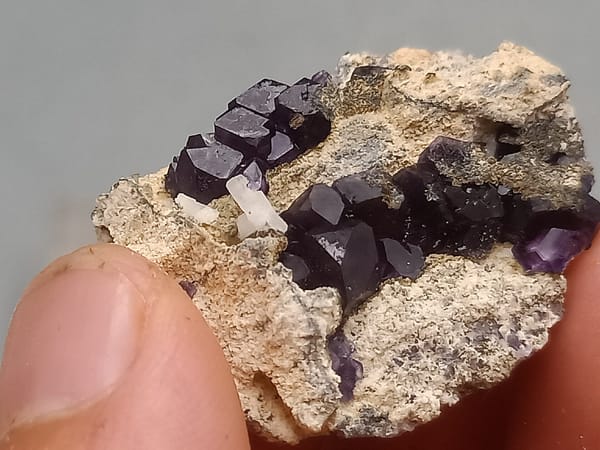 Fluorite from Fujian, China, individual mineral specimen view 2