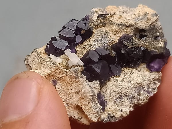 Fluorite from Fujian, China, individual mineral specimen view 3