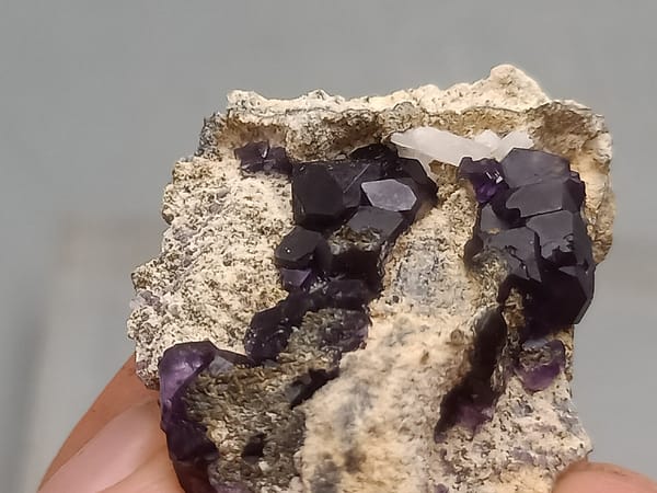 Fluorite from Fujian, China, individual mineral specimen view 5