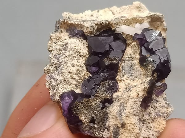 Fluorite from Fujian, China, individual mineral specimen view 8