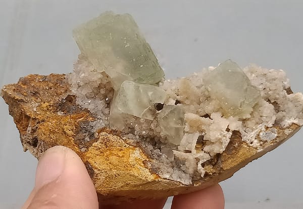 Fluorite from Fujian, China, individual mineral specimen view 1