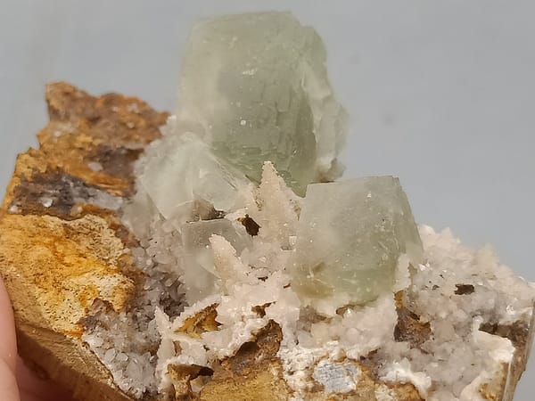Fluorite from Fujian, China, individual mineral specimen view 4