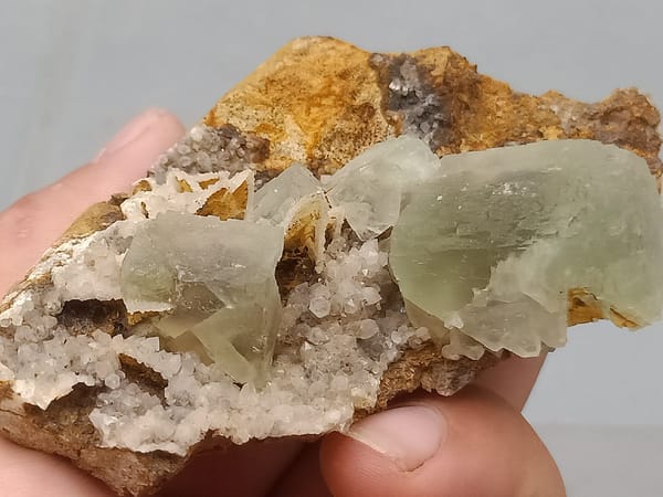 Fluorite from Fujian, China, individual mineral specimen view 5