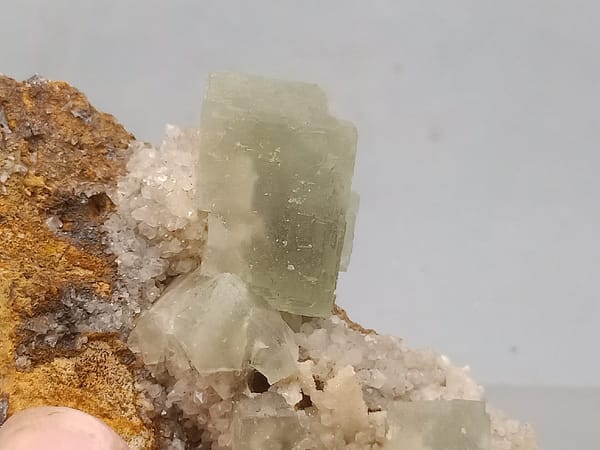 Fluorite from Fujian, China, individual mineral specimen view 7