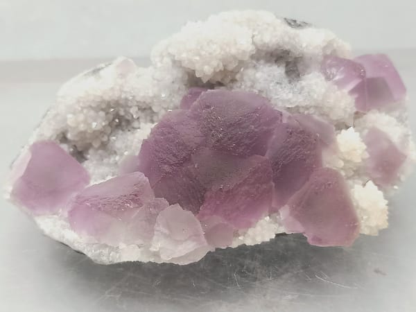 Fluorite from Fujian, China, individual mineral specimen view 1