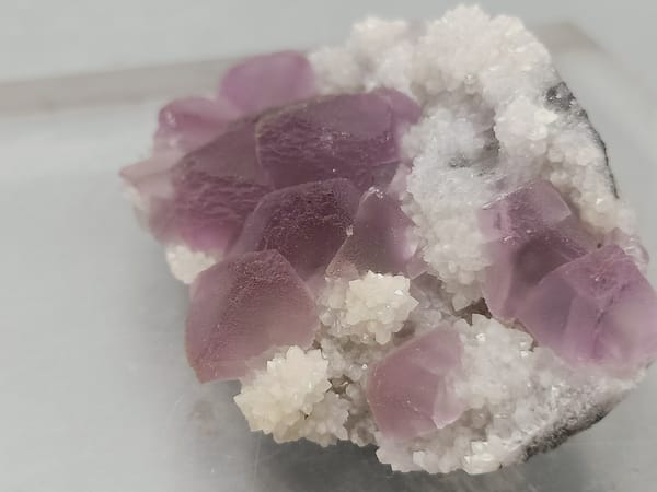 Fluorite from Fujian, China, individual mineral specimen view 3