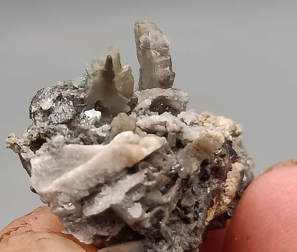Cerussite from Guangxi, China, individual mineral specimen view 3