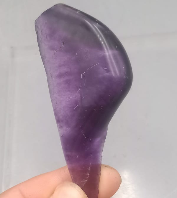 Fluorite from Inner Mongolia, China, individual mineral specimen view 2