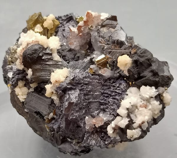 Galena from Jiangxi, China, individual mineral specimen view 2