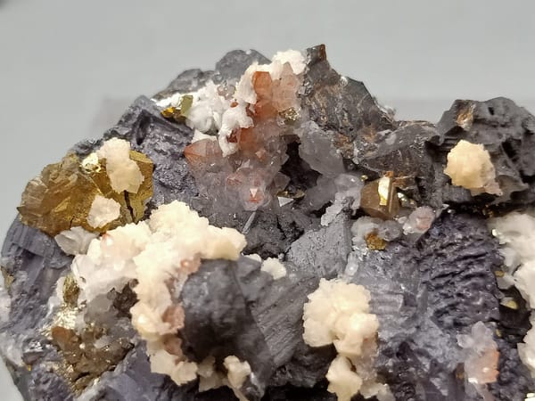 Galena from Jiangxi, China, individual mineral specimen view 4