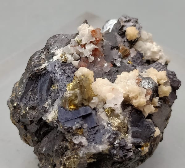 Galena from Jiangxi, China, individual mineral specimen view 7