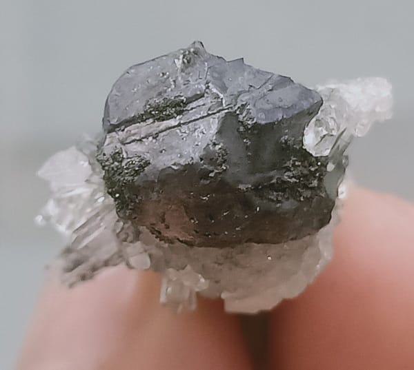 Galena from Yunnan, China, individual mineral specimen view 1
