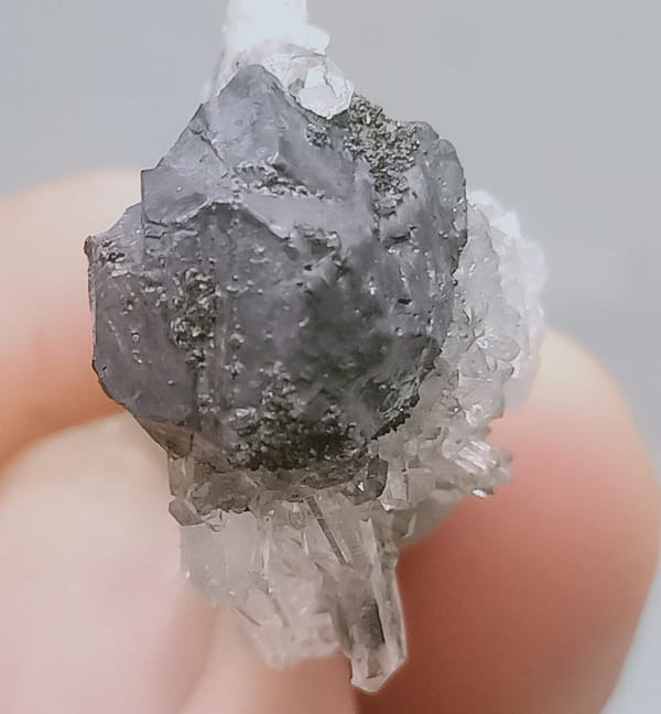 Galena from Yunnan, China, individual mineral specimen view 2
