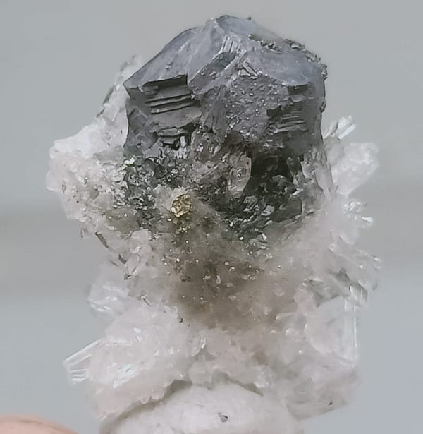 Galena from Yunnan, China, individual mineral specimen view 3