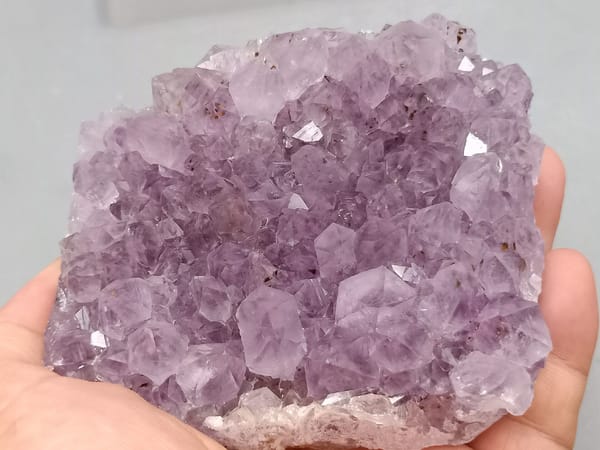Amethyst from Brazil, individual mineral specimen view 2
