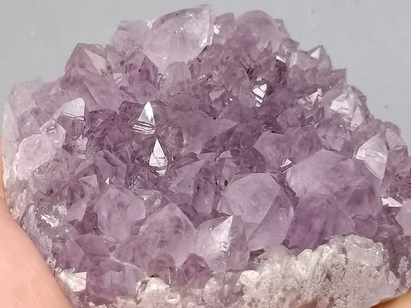 Amethyst from Brazil, individual mineral specimen view 4
