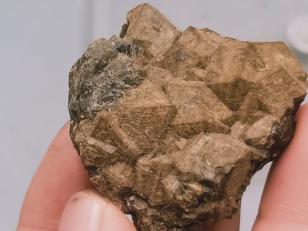 Garnet from Inner Mongolia, China, individual mineral specimen view 3