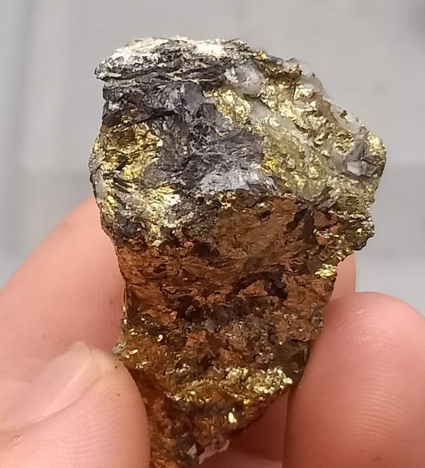 Chalcopyrite from Inner Mongolia, China, individual mineral specimen view 5
