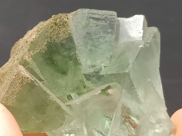 Fluorite from Xianghuapu, Hunan, China, individual mineral specimen view 1