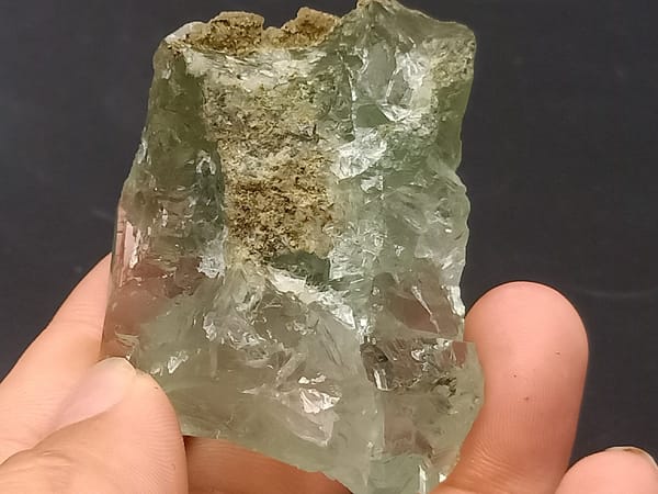 Fluorite from Xianghuapu, Hunan, China, individual mineral specimen view 3