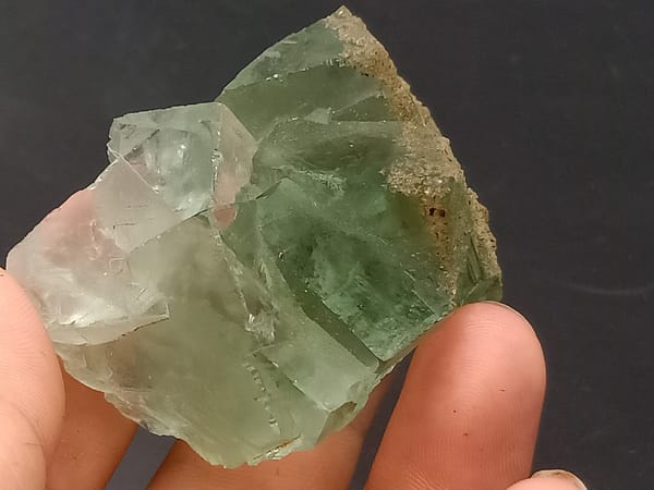 Fluorite from Xianghuapu, Hunan, China, individual mineral specimen view 4