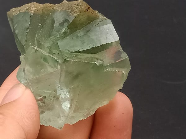 Fluorite from Xianghuapu, Hunan, China, individual mineral specimen view 5
