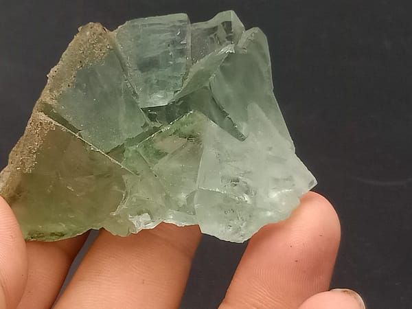 Fluorite from Xianghuapu, Hunan, China, individual mineral specimen view 6