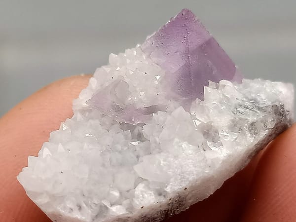 Fluorite from Fujian, China, individual mineral specimen view 1