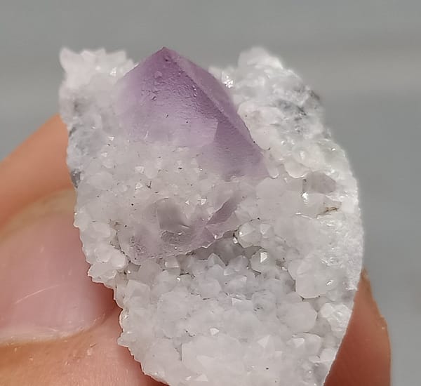 Fluorite from Fujian, China, individual mineral specimen view 4