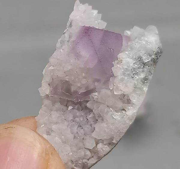 Fluorite from Fujian, China, individual mineral specimen view 5