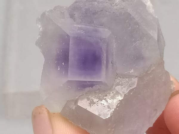 Fluorite from Fujian, China, individual mineral specimen view 1
