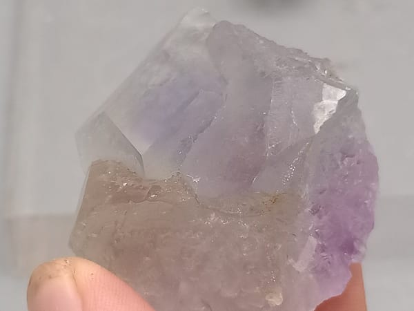 Fluorite from Fujian, China, individual mineral specimen view 5