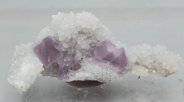 Fluorite from Fujian, China, individual mineral specimen view 2