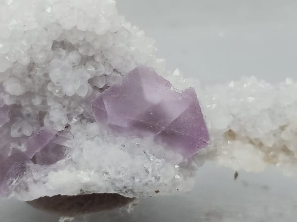 Fluorite from Fujian, China, individual mineral specimen view 3