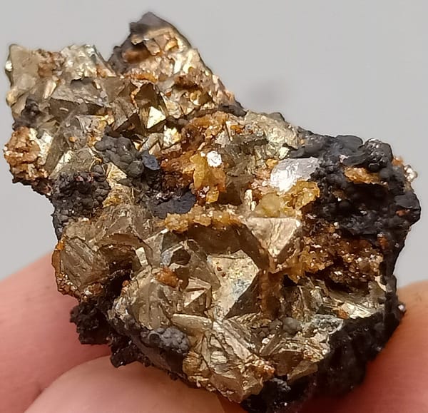 Pyrite from Guizhou, China, individual mineral specimen view 2
