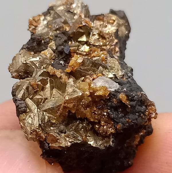 Pyrite from Guizhou, China, individual mineral specimen view 3