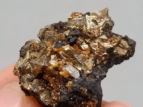Pyrite from Guizhou, China, individual mineral specimen view 4