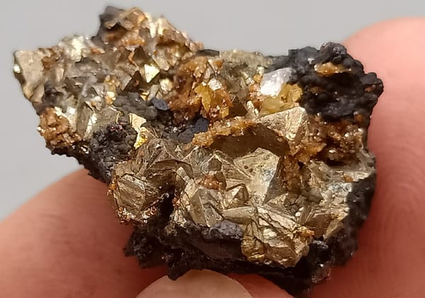 Pyrite from Guizhou, China, individual mineral specimen view 8