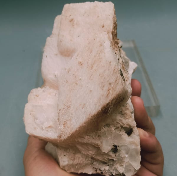 Calcite from Inner Mongolia, China, individual mineral specimen view 2